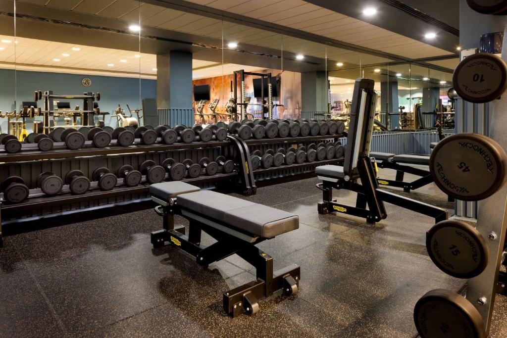 Fitness centrum a/nebo fitness zařízení v ubytování Hilton Dublin Kilmainham