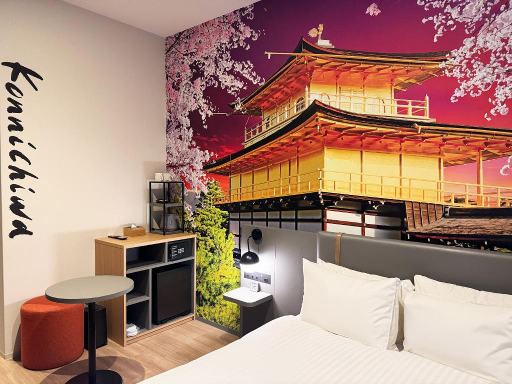 Kuchyň nebo kuchyňský kout v ubytování Travelodge Kyoto Shijo Omiya