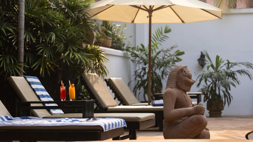 Posezení v ubytování Pavillon Indochine Boutique - Hotel