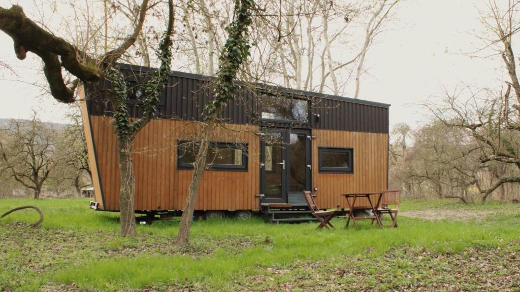 Zahrada ubytování POP Tiny House Nagymaros