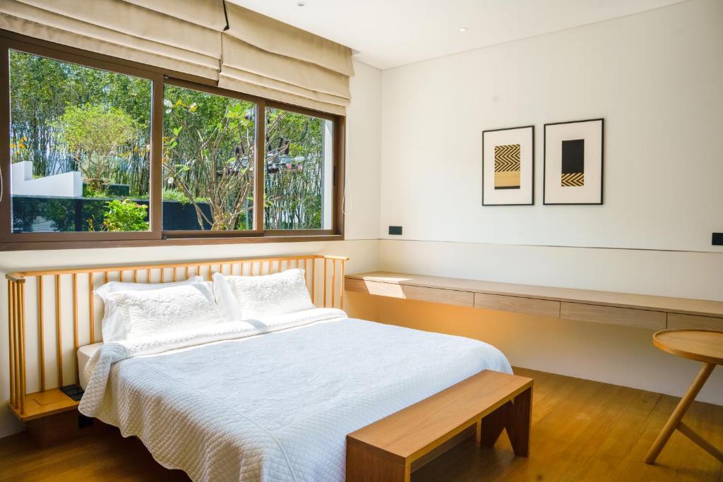 Tree O'clock Pool Villa - Phuket客房内的一张或多张床位