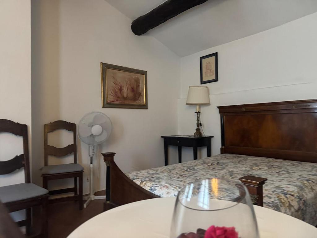 Postel nebo postele na pokoji v ubytování Locanda Mini-Suite Superior