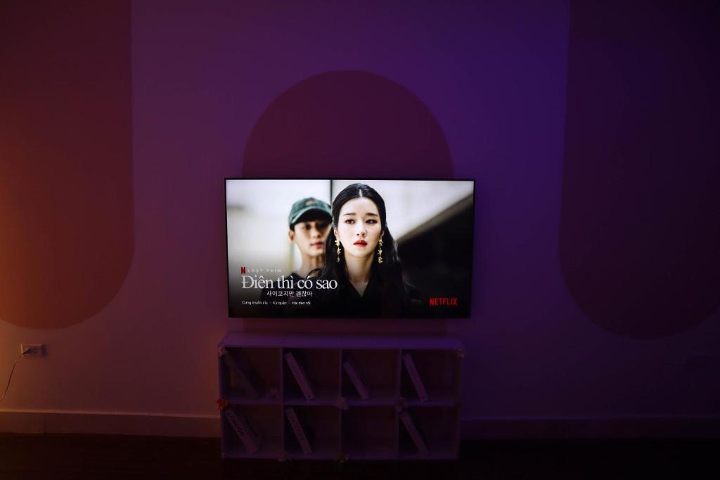 TV a/nebo společenská místnost v ubytování ELB Stay I Self Check In