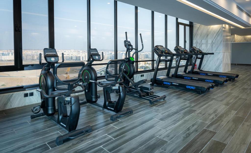 Fitness centrum a/nebo fitness zařízení v ubytování Sunday Jeddah Hotel