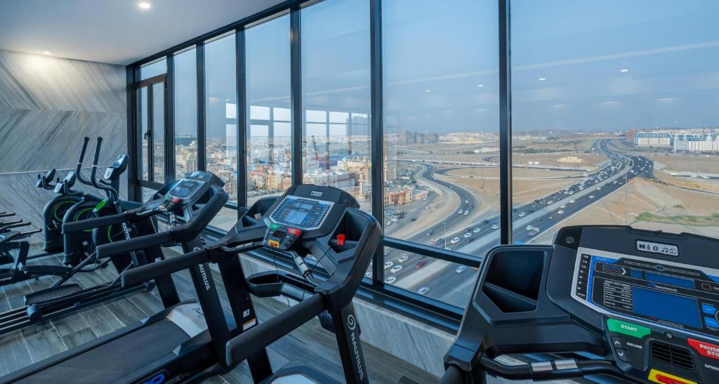 Fitness centrum a/nebo fitness zařízení v ubytování Sunday Jeddah Hotel