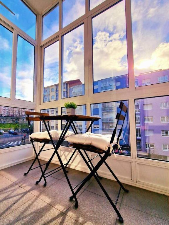 Balkón nebo terasa v ubytování Espacioso y luminoso apartamento