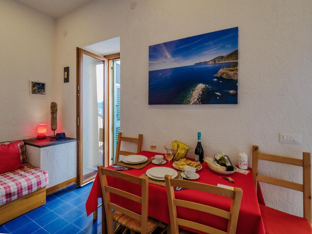 Posezení v ubytování Il Baluardo Sea View Apartment on the Cliff