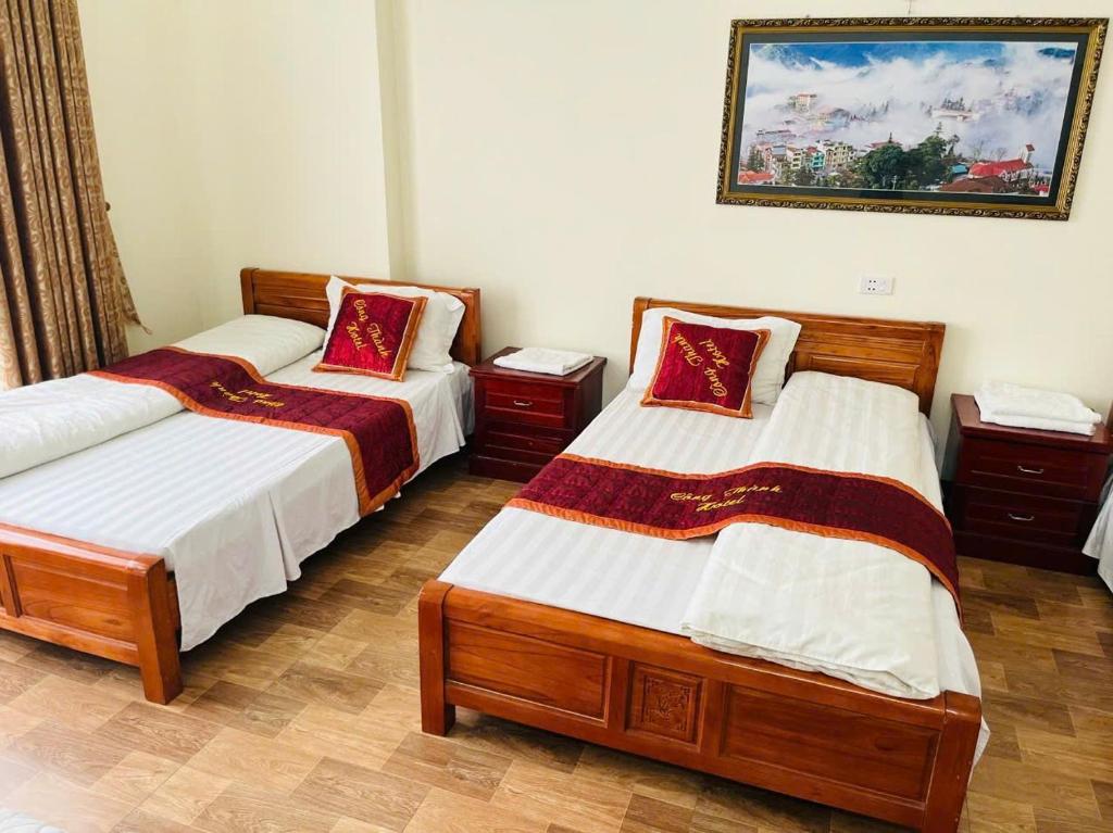 Postel nebo postele na pokoji v ubytování Công Thành Hotel 1