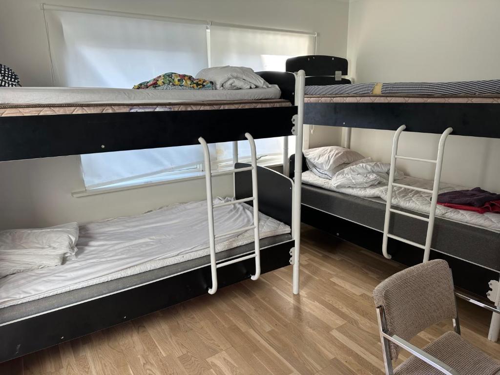 Postel nebo postele na pokoji v ubytování Apartment in Kista Stockholm