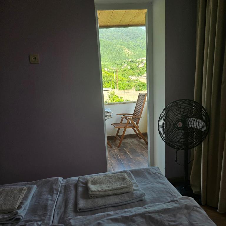 Postel nebo postele na pokoji v ubytování Alpha Rest House