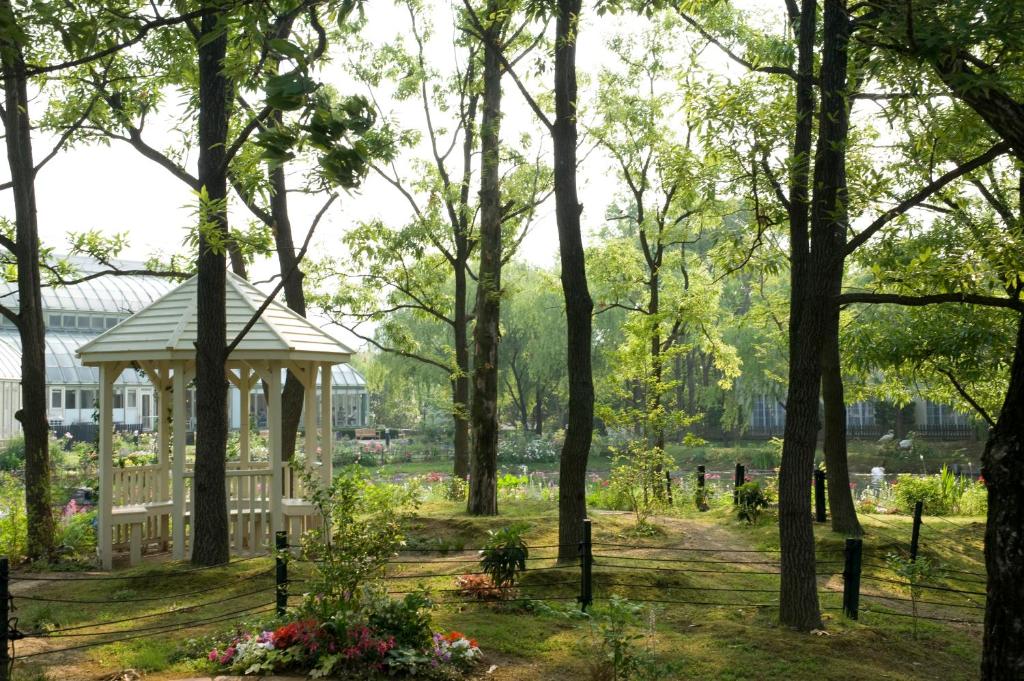 Zahrada ubytování Forest Villa Huis Ten Bosch