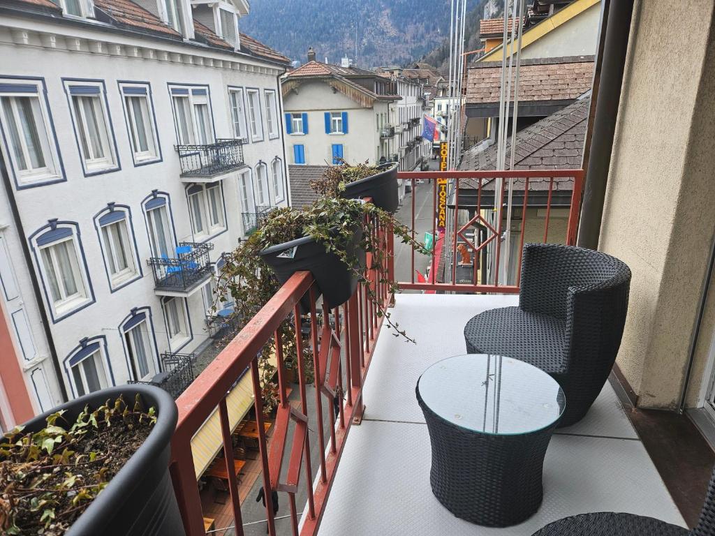 Nespecifikovaný výhled na hory nebo výhled na hory při pohledu z apartmánu