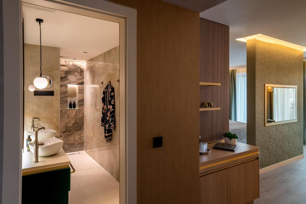 Koupelna v ubytování Le Primore Hotel & Spa
