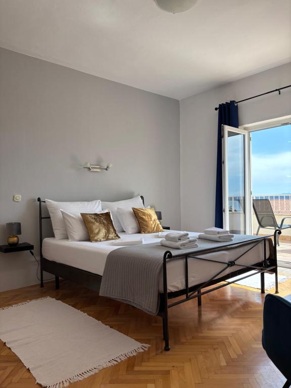 Cama o camas de una habitación en Plava Laguna