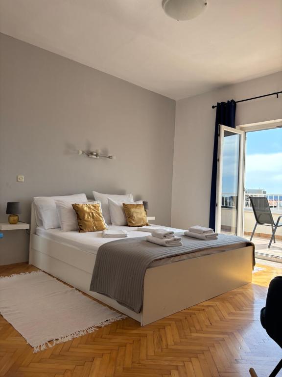 Cama o camas de una habitación en Plava Laguna