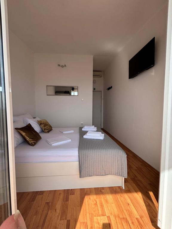 Cama o camas de una habitación en Plava Laguna