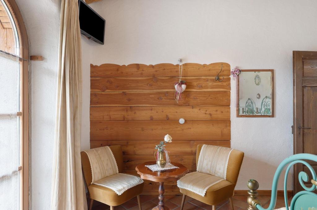 Posezení v ubytování Agriturismo Alpenvidehof