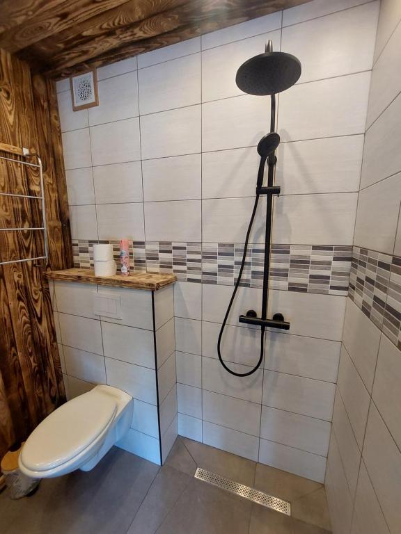 Koupelna v ubytování Le châtelain de Bouillon