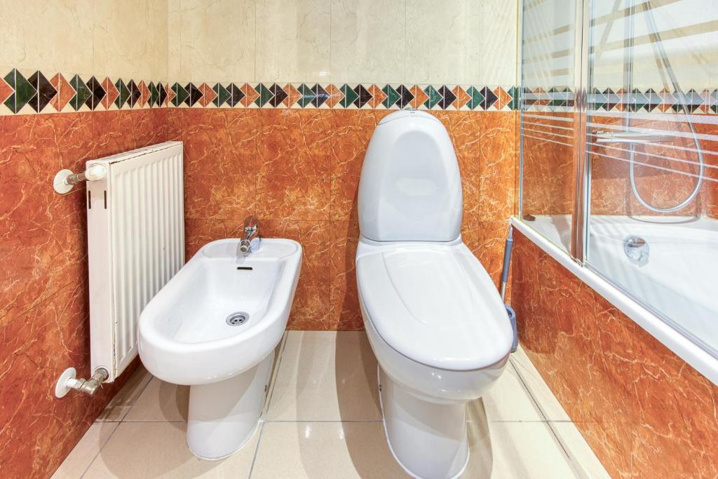 Kúpeľňa v ubytovaní Casa Praga