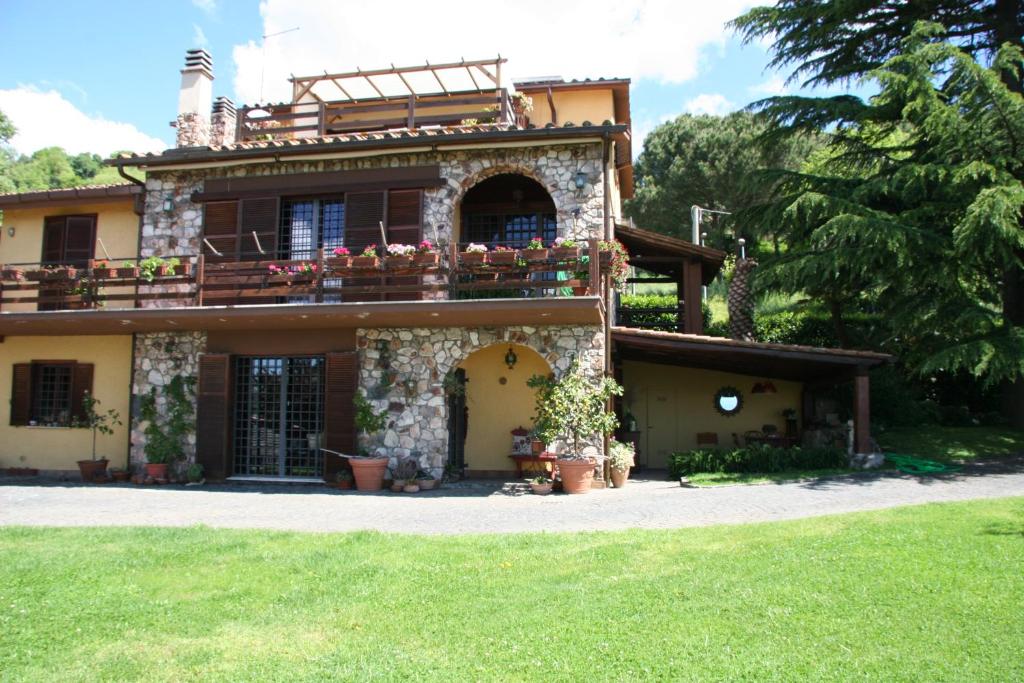 Κήπος έξω από το B&B Vigna Rosa