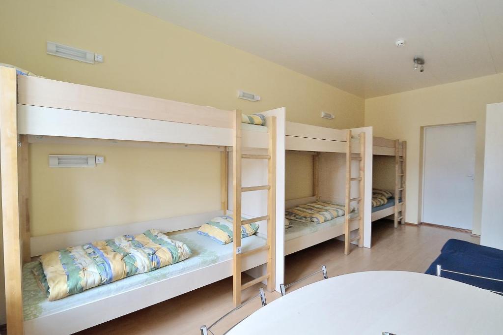 Postel nebo postele na pokoji v ubytování Hostel Filaretai