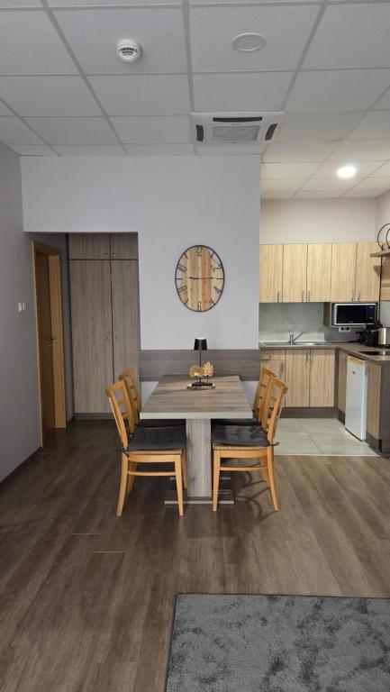 Kuchyň nebo kuchyňský kout v ubytování Dorka Apartman Zalakaros