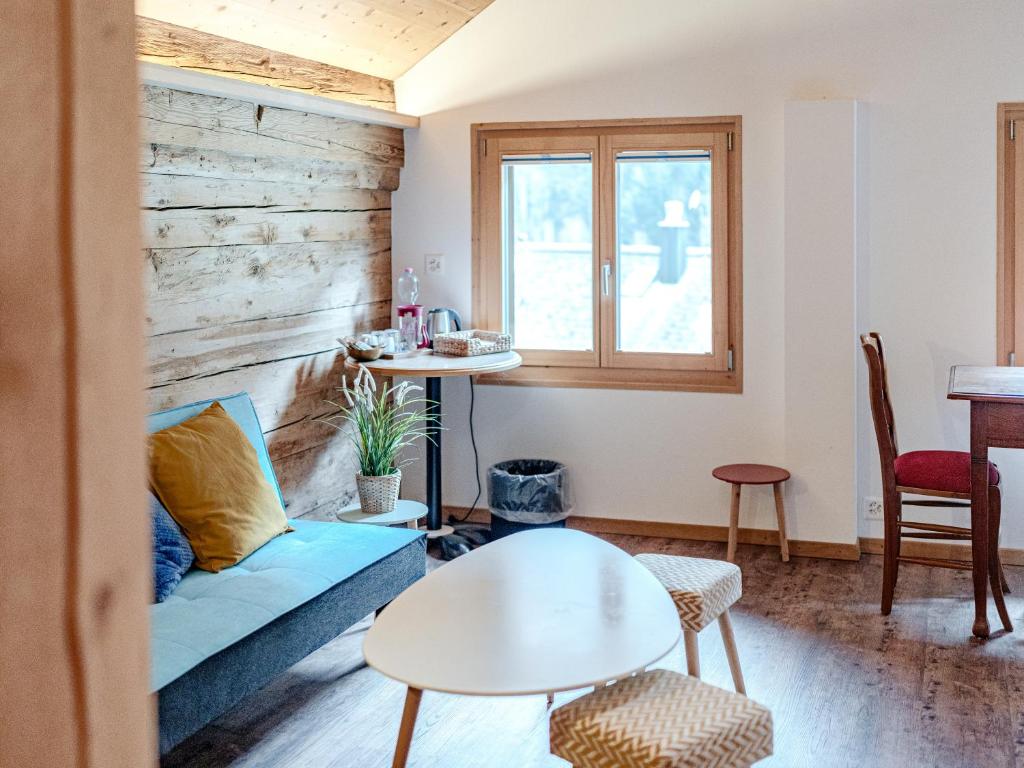 Posezení v ubytování Mys Chalet