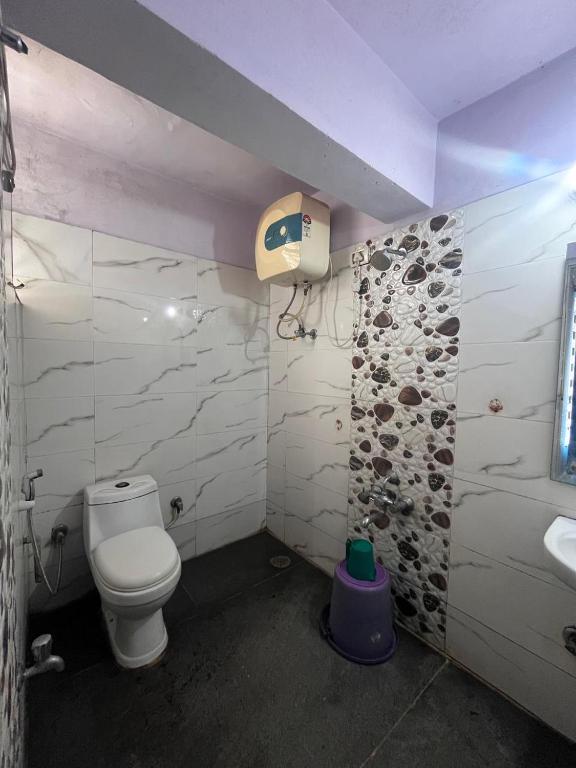 Koupelna v ubytování Hotel sai arcade