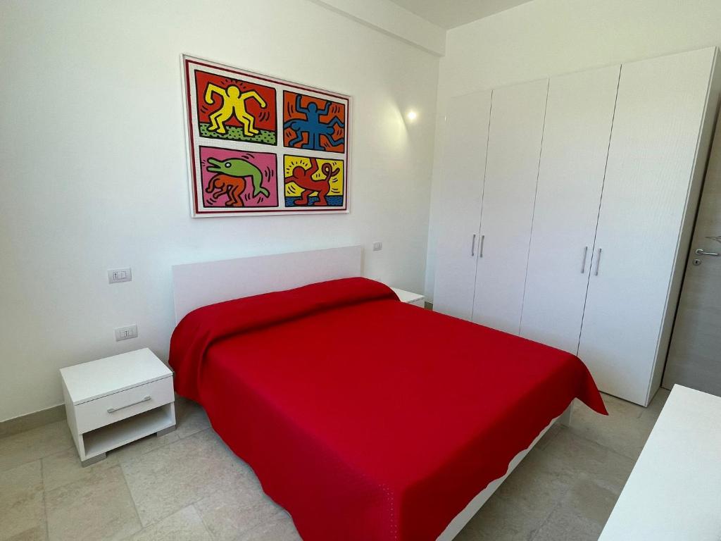 Postel nebo postele na pokoji v ubytování Agriturismo Le Paesane