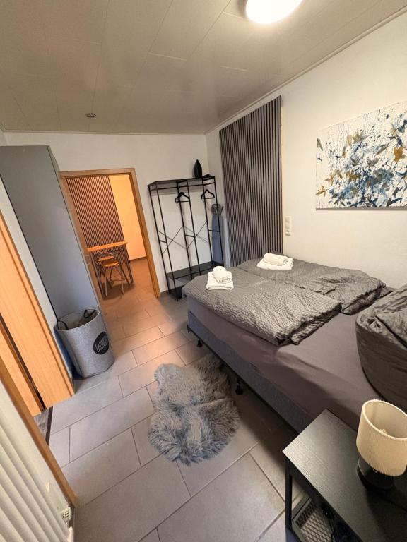 Postel nebo postele na pokoji v ubytování Studio One - 5 min to Grafenwöhr