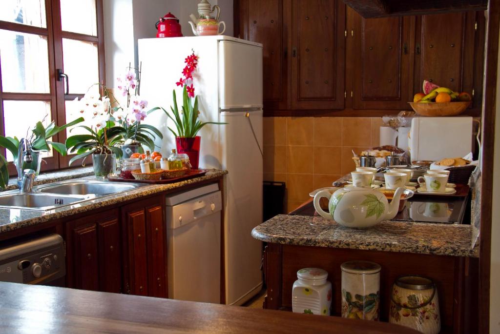 Kuchyň nebo kuchyňský kout v ubytování Casa Mari Paz Trasvía