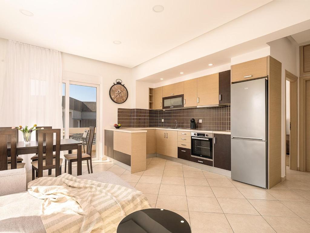 Η κουζίνα ή μικρή κουζίνα στο Chania sea view apartment - Crete