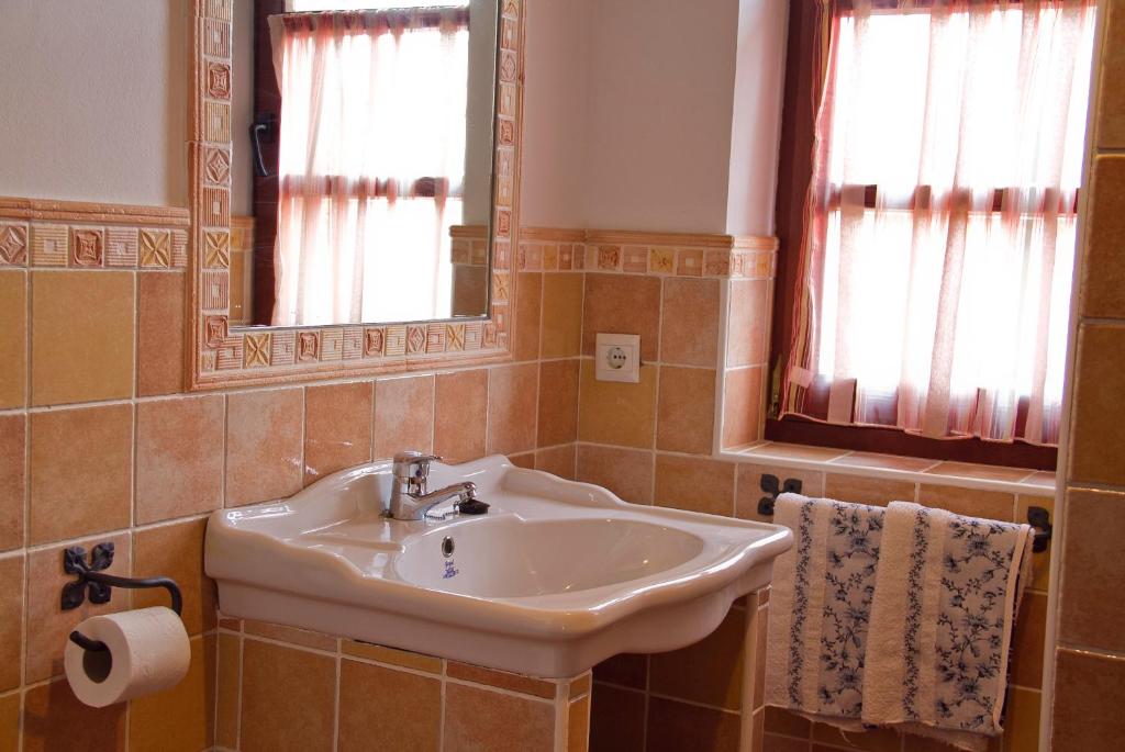 Koupelna v ubytování Casa Mari Paz Trasvía