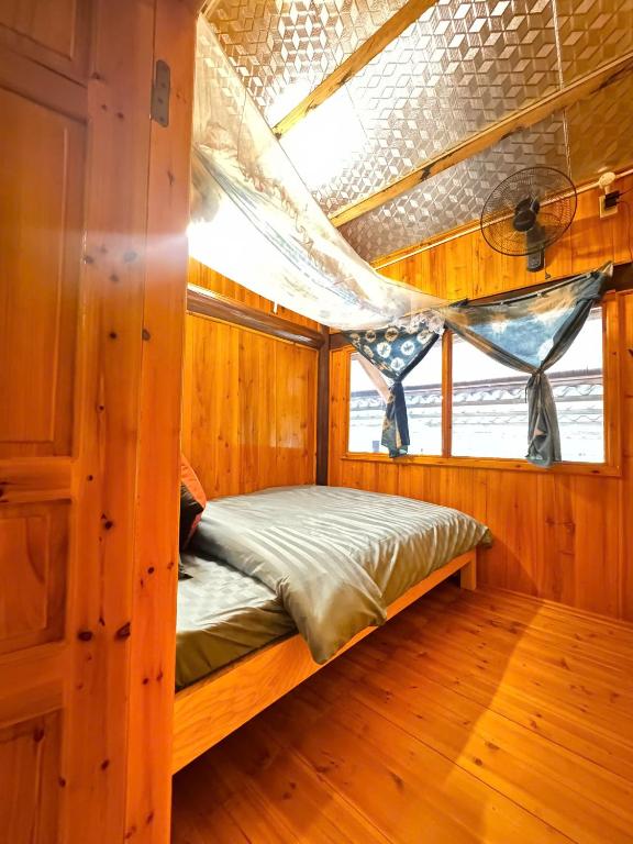 Postel nebo postele na pokoji v ubytování Cloud Mountain Home SaPa