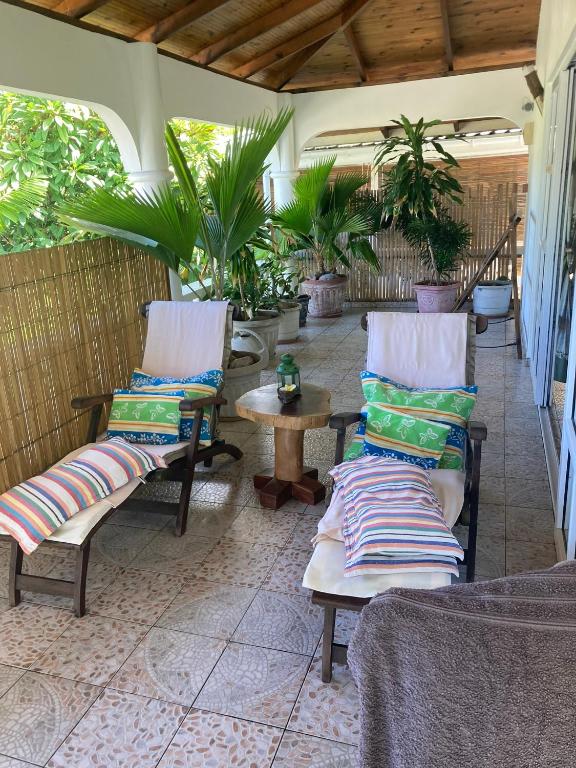 Patio nebo venkovní prostory v ubytování Beau Bamboo