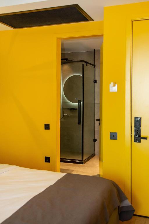 Postel nebo postele na pokoji v ubytování Hotel CH51