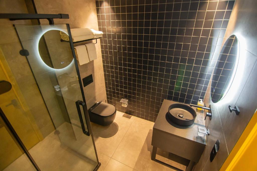 Koupelna v ubytování Hotel CH51