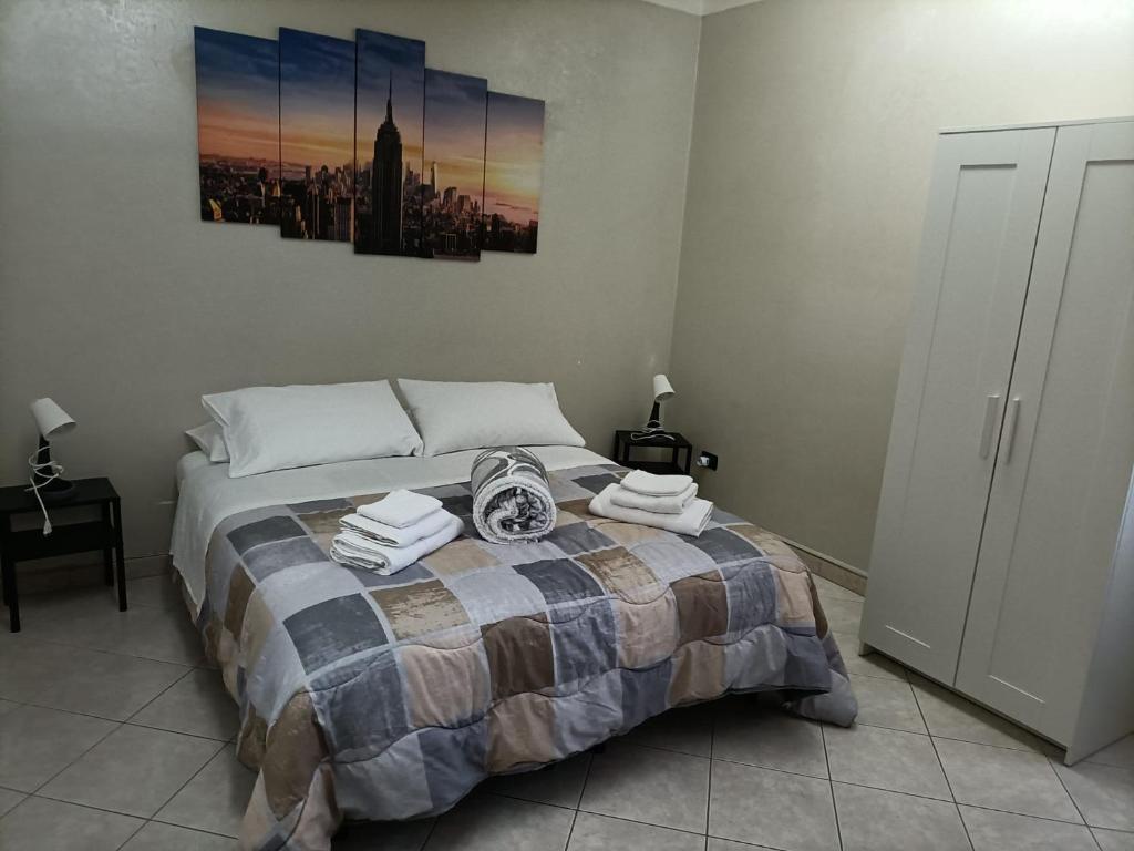 Postel nebo postele na pokoji v ubytování B&B Sissy