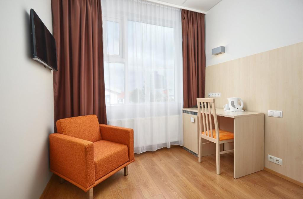 TV a/nebo společenská místnost v ubytování Hotel Klettur