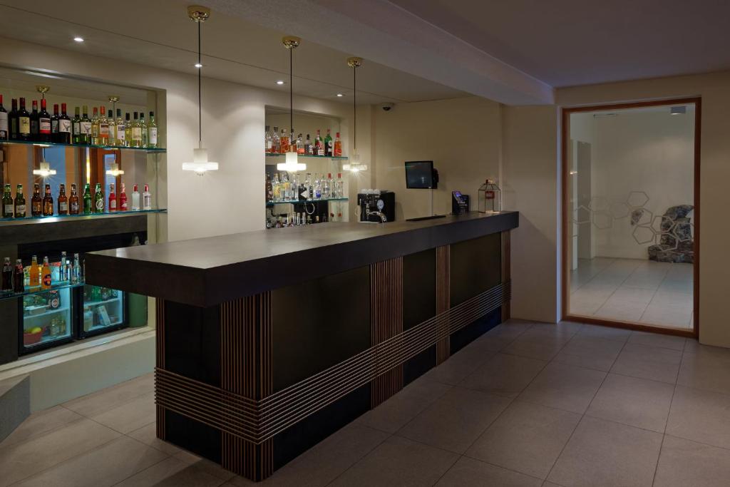 Lounge nebo bar v ubytování Hotel Klettur