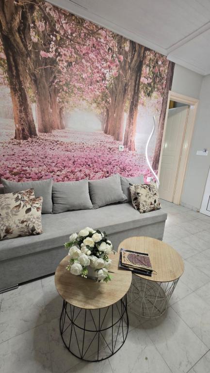 Posezení v ubytování Country House DAFNI