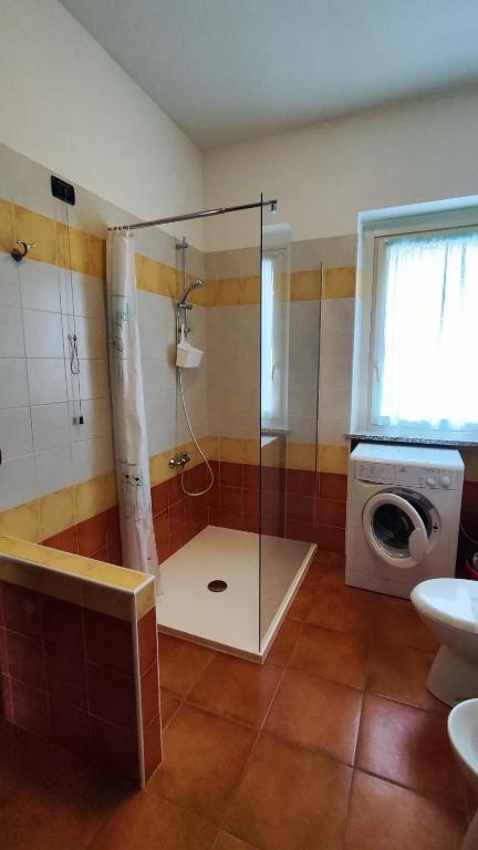 Koupelna v ubytování La Vecchia Cantina