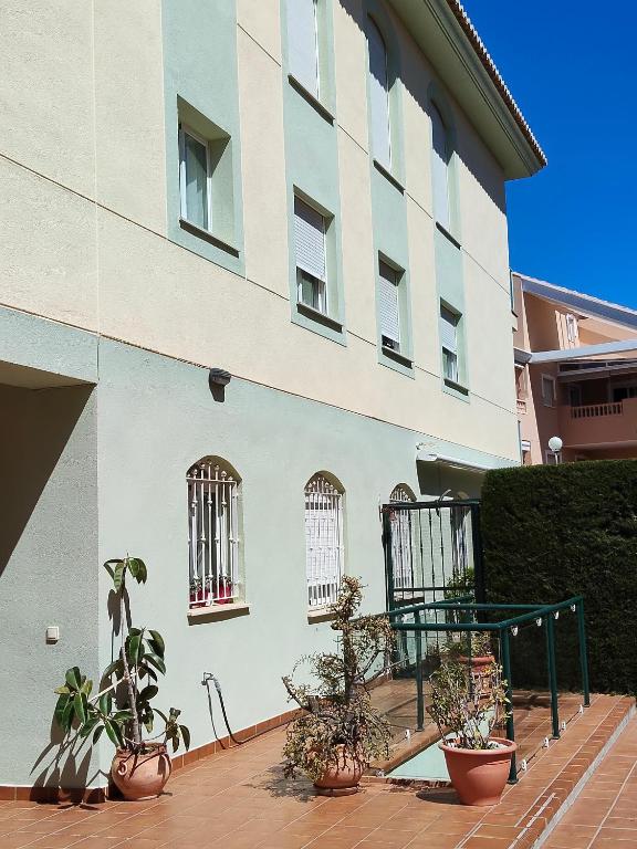 A balcony or terrace at Relax en la playa