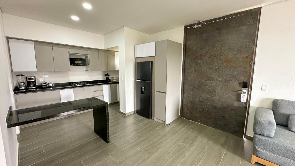 Cucina o angolo cottura di Hotel PAUCHÉ Topiario Zapatoca