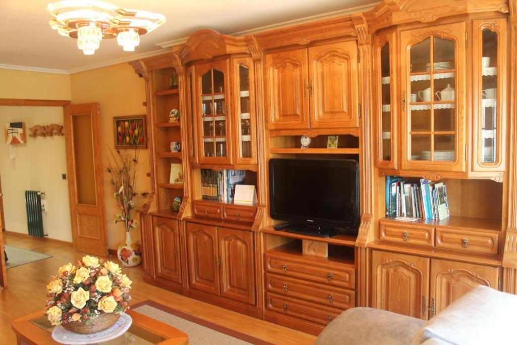 TV a/nebo společenská místnost v ubytování Casa Luis