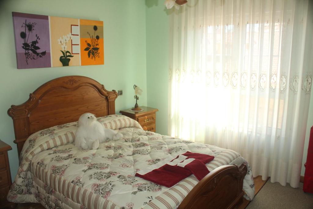 Postel nebo postele na pokoji v ubytování Casa Luis