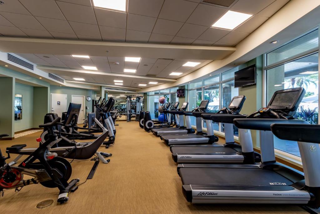 Fitness centrum a/nebo fitness zařízení v ubytování Hideaway 23