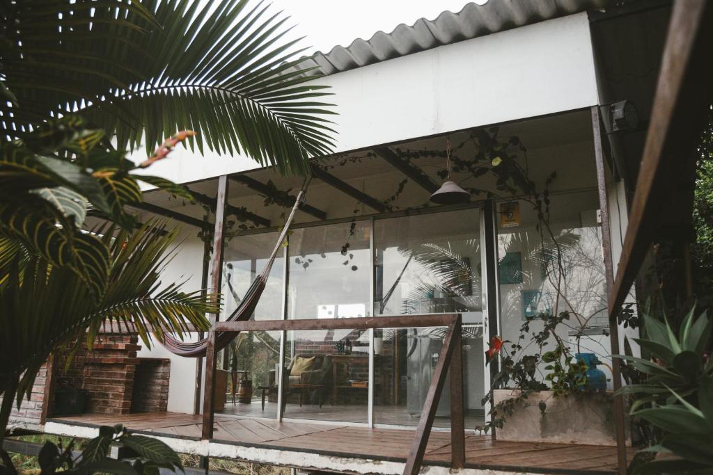 Patio nebo venkovní prostory v ubytování Cabaña Tierra Verde eje Cafetero