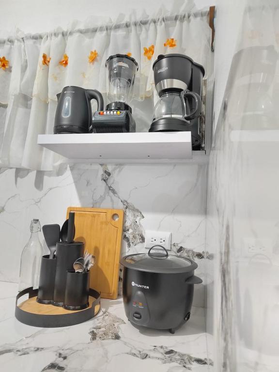 Kuchyň nebo kuchyňský kout v ubytování Casa Emma Quepos