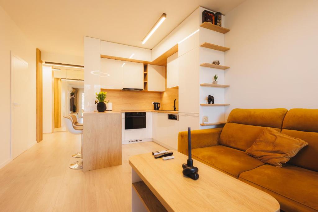 Μια τηλεόραση ή/και κέντρο ψυχαγωγίας στο StayPrime apartment centrum